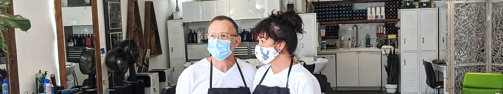 A closeup of the owners of a store interviewed for Common Salt